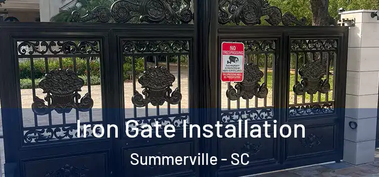 Iron Gate Installation Summerville - SC